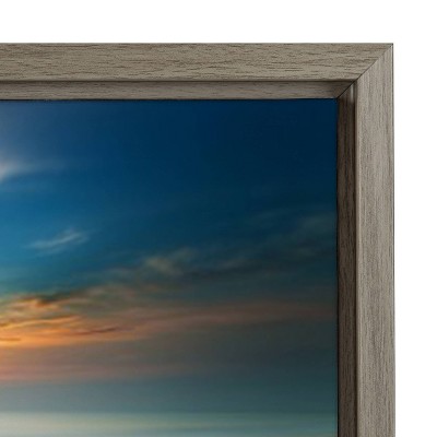 23" x 16" Brand new day Framed Canvas Wall Art - Amanti Art: Modern Style, Polystyrene Frame, Sawtooth Back Mount