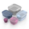 Ello 10pc Plastic Food Storage Container Set with Skid Free Soft Base - image 2 of 4