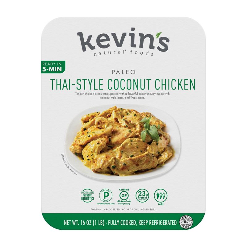 Kevin&#39;s Gluten Free Thai-Style Coconut Chicken - 16oz, 1 of 10