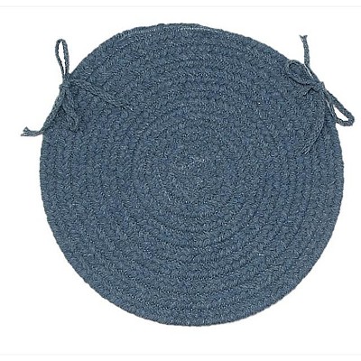 Colonial Mills Bristol Chair Pad, Federal Blue, Set of 4