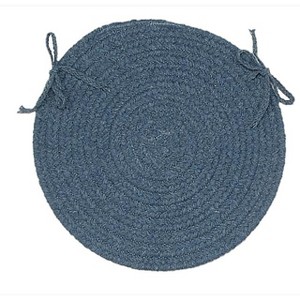 Colonial Mills Bristol Chair Pad, Federal Blue, Set of 4 - 1 of 1