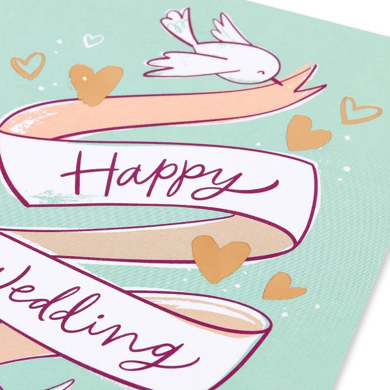 Wedding Card Banner with Doves, 6 of 7