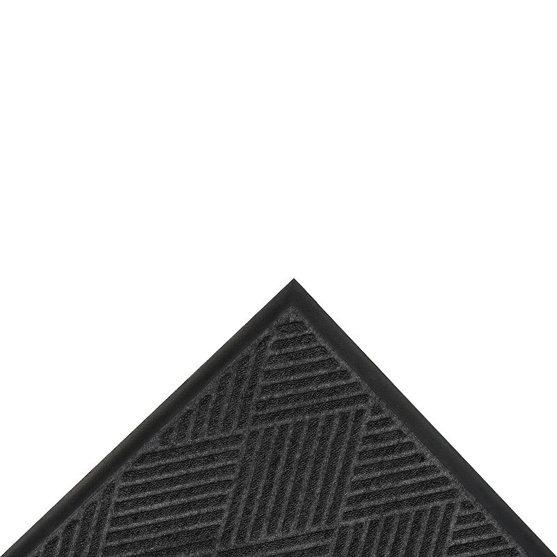 3&#39;x4&#39; Solid Diamond Doormat Charcoal - HomeTrax, 3 of 5