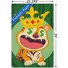 Trends International Tiger with Crown Unframed Wall Poster Prints - 3 of 4