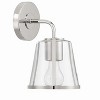 Crystorama Lighting Fulton 1 - Light Vanity in  Polished Nickel/Clear - 4 of 4