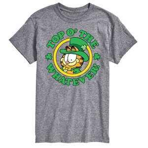 Men's - Garfield - Top O The Whatever Patrick's Day Short Sleeve Graphic T-Shirt - 1 of 4