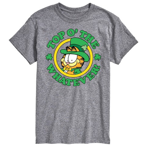 Men's - Garfield - Top O The Whatever Patrick's Day Short Sleeve Graphic T-Shirt - image 1 of 4