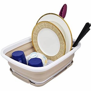 SAMMART 8L (2.11Gallons) Collapsible Dish Drainer with Drainer Board - 1 of 4