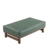 NicBex Modern 48.15" Rectangle Ottomans Leather Footstools with Wood Frame for Bedroom and Living Room - 3 of 4