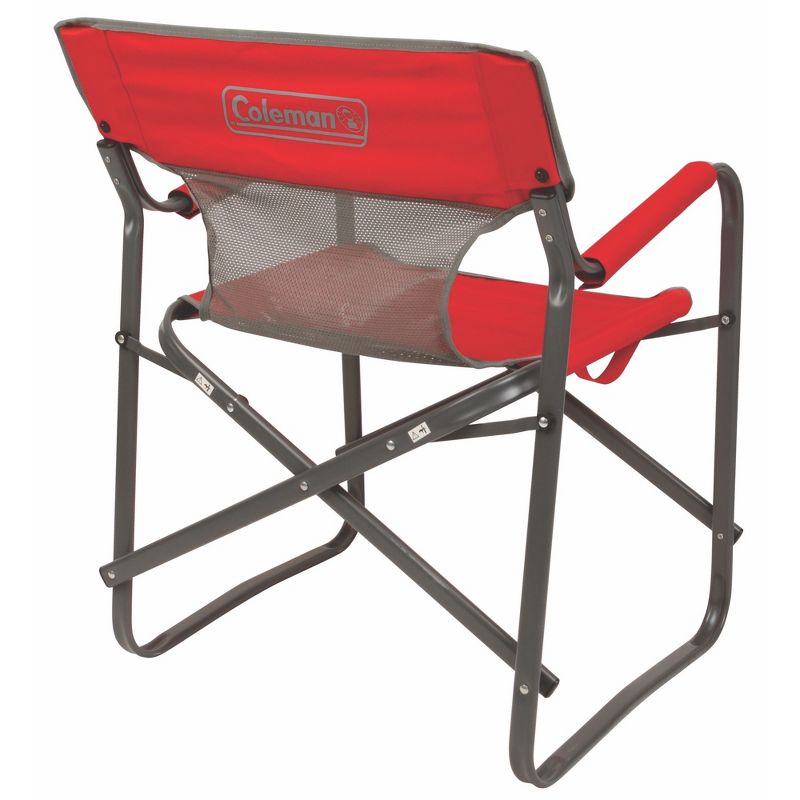 Coleman Outpost Breeze Folding Deck Chair - Red, 3 of 6