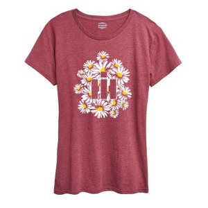 Women's - Case IH - Classic Logo Daisy Knock Out Short Sleeve Graphic T-Shirt - 1 of 4