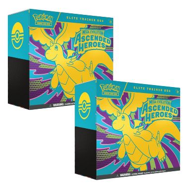 Pokemon ME2.5 Ascended Heroes Elite Trainer Box (2-Pack)