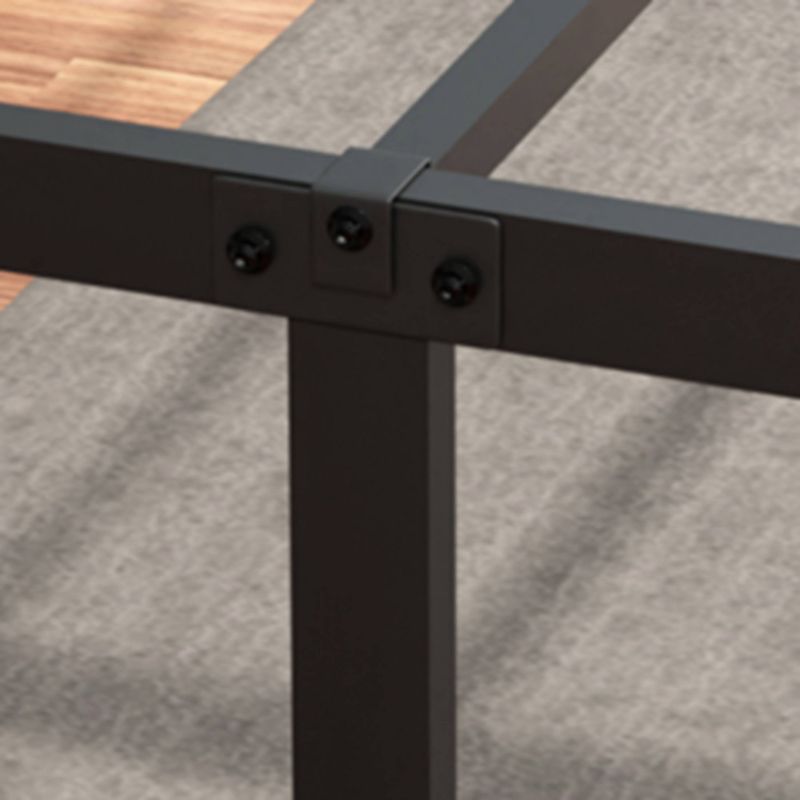 HOMES: Inside + Out Landdream Metal Frame Platform Bed with Steel Slats Black, 5 of 10