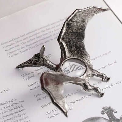 Royal Selangor Hand Finished Saurus Collection Pewter Pterodactyl Magnifying Glass