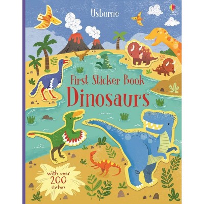 Usborne First Sticker Book: Dinosaurs, 3 Years and Up, Paperback, 16 Pages by Rob Lloyd Jones