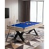 7-Foot Pool Table for Home with Complete Accessory Set, Professional K-Leg Design & Slate-Grey Finish - 2 of 4