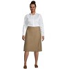 Lands' End Lands' End School Uniform Women's Solid A-line Skirt Below the Knee - 4 of 4