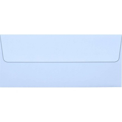 LUX 70lb 4 1/8"x9 1/2" Square Flap #10 Envelopes Baby Blue 250/BX EX4860-13-250