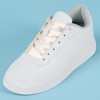 Allegra K Flat Satin Ribbon Solid Color Sports Shoes Sneakers Shoe Laces 2 Pairs - 2 of 4