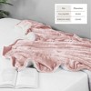 Velvet Plush Blanket with Faux Shearling Reverse - Great Bay Home - 3 of 4
