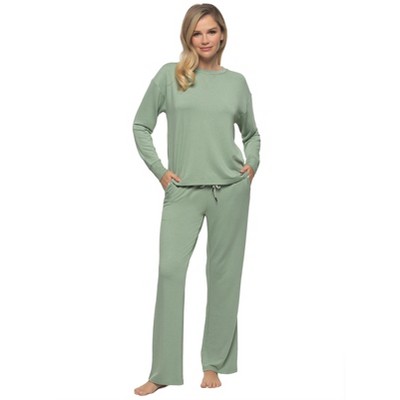 Felina - Aria 2-Piece Lounge Set - French Terry Pullover & Relaxed Fit Pants Loungewear Set