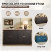 Bella Depot Modern 59" Sideboard, Accent Cabint Credenza TV Stand with Adjustable Shelves - 4 of 4