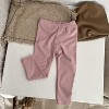 MyKids-USA Baby Solid Color Soft Cotton Elastic Warm Quality Leggings - 3 of 4
