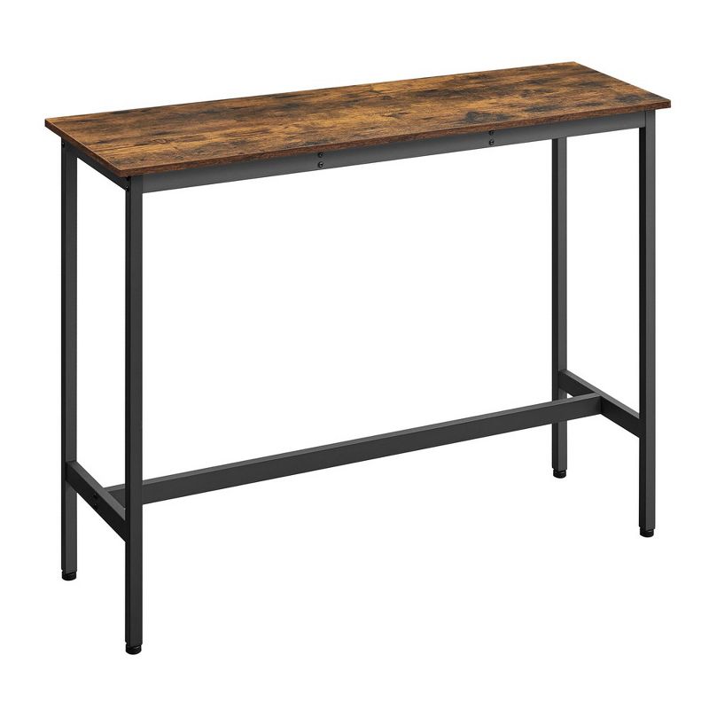 VASAGLE, Narrow Long Bar, Kitchen Dining, High Pub Table, Sturdy Metal Frame, Industrial Design, 15.7 x 47.2 x 35.4 Inches, 1 of 7