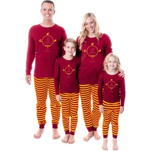 Harry Potter Sorted Wizarding World Tight Fit Family Pajama Set - 1 of 4