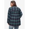 ellos Plus Size Plaid Flannel Shirt - 3 of 4