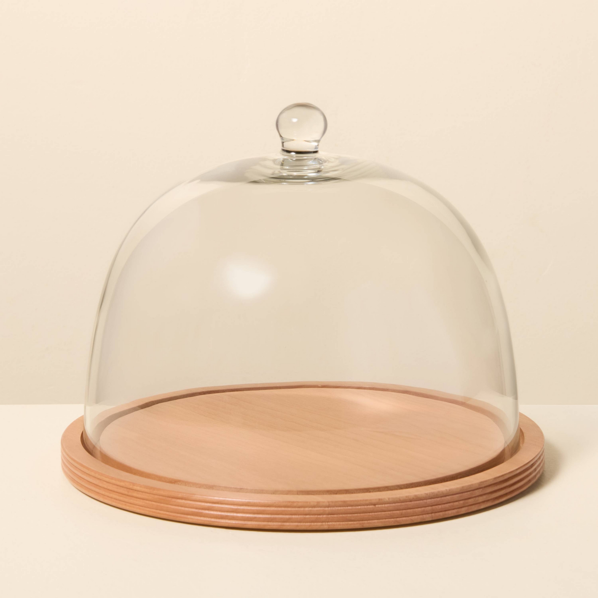Wood and Glass Cake Stand - Hearth & Hand™ with Magnolia