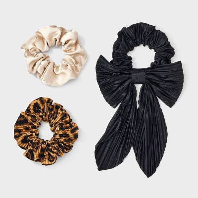 Hair Twister Set 3 pk - A New Day™ Leopard/Champagne/Black
