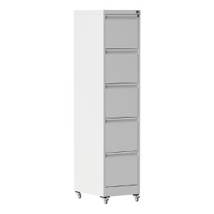Anybear 4 Drawer Metal Locking Vertical File Cabinet on Wheels for Home & Office - 1 of 4