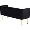 Meridian Furniture,Audrey Velvet Bench - 4 of 4