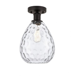 Waverly - 1 Light Semi-Flush Mount In Industrial Style-12.75 Inches Tall and 8 Inches Wide - 1 of 1