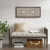 Madison Park 15.75"x37.75" Damask Carved Wall Sign Panel Wood Cream/Brown: Abstract Art, MDF - 4 of 4
