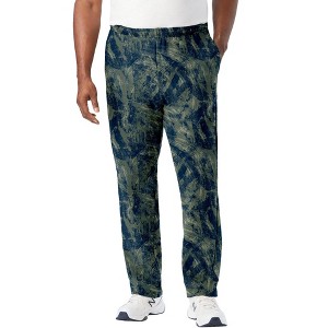 KingSize Men's Big & Tall Fleece Open-Bottom Sweatpants - 1 of 4