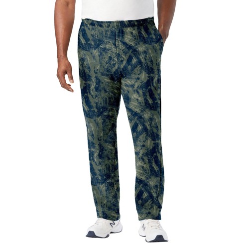 KingSize Men's Big & Tall Relaxed Fit Cargo Denim Sweatpants