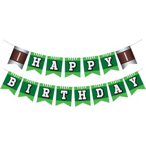 Treasures Gifted Football Birthday Party Supplies - Banner - 1 of 1