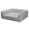 Belffin 9-Seater Sleeper Sectional - Convertible Cloud Couch with Plush Corduroy & All-Module Storage - 3 of 4