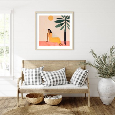 Amanti Art Charm in Every Gaze II Woman by Lazar Studio Framed Wall Art Print