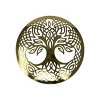 Slickblue Celtic Wall Hanging Art Set, Symbolic Designs, Home Decor, Irish Style, 12", Black or Brass Finish - 4 of 4