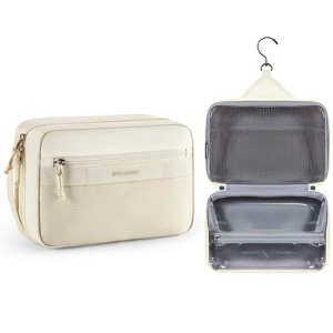 Toiletry Bag , Hanging Dopp Kit Water Resistant Shaving Bag - Large Travel makeup Bag - 1 of 4