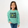 The Juniper Shop SmileyWorld Handsome Dude Sunglasses Youth Sweatshirt - 3 of 4