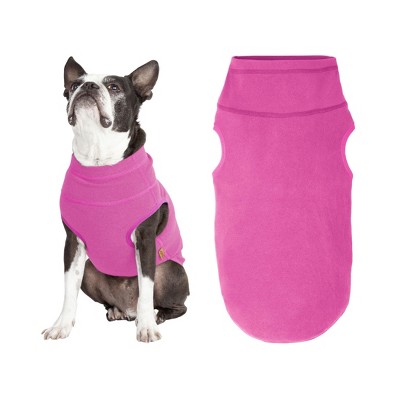 Gooby Microfiber Stretch Fleece Vest Dog Sweater Pink, 3X