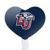 Liberty University Primary Logo Heart Love Cupcake Picks Toppers Decoration Set of 6 - 2 of 4