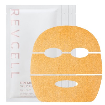Revcell Premium Intensive Vita Collagen Acitivfilm / 5sheets/ 18.015g / Brown
