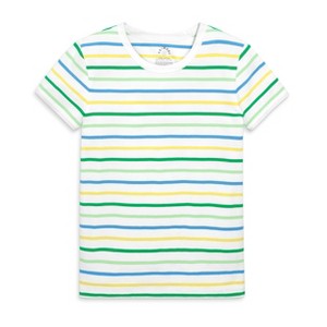 Primary Adult Classic Crewneck Multi-Stripe Tee (Women's Fit) - 1 of 2