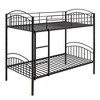 NicBex Twin over Twin Bunk Bed Convertible Metal Bed Frame with Full Length Guardrail and Ladder for Bedroom, Dorm, No Box Spring Required - 3 of 4