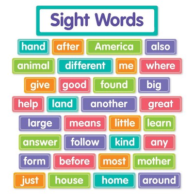 Scholastic Teacher Resources More Sight Words Bulletin Board Set